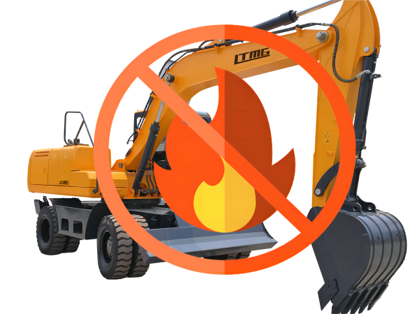 Excavator spontaneous combustion cause analysis and countermeasures